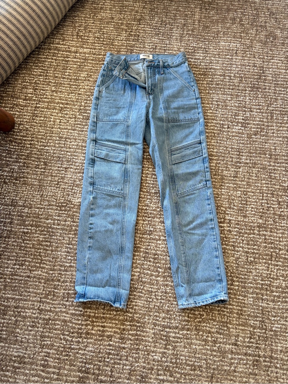 Agolde Straight Leg Cargo Jeans - Picture 4 of 5